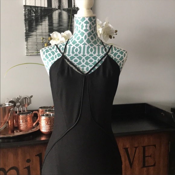 Black ZAC Zac Posen sleeveless evening dress - Picture 2 of 4